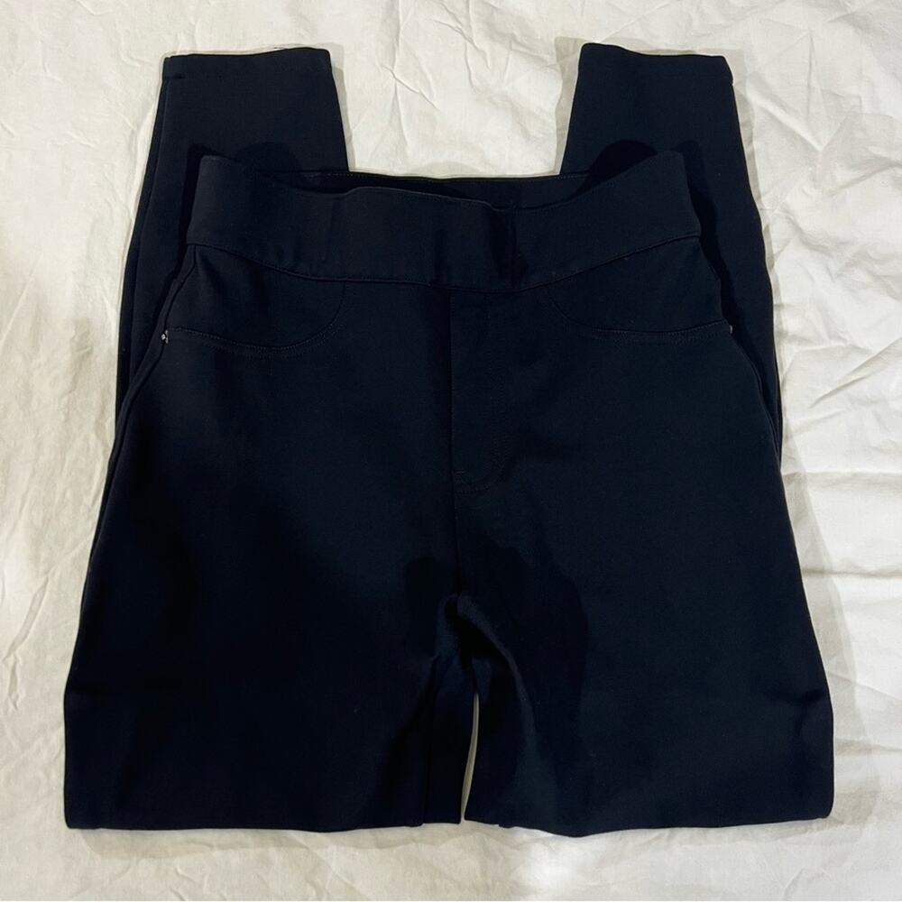 Spanx The Perfect Black Pant Ponte Knit Skinny Pants Size S - Picture 13 of 16